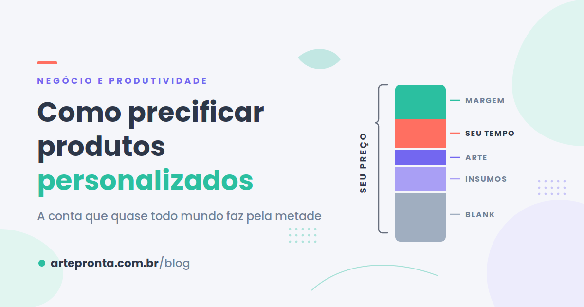 Como precificar produtos personalizados (sublimação e papelaria)
