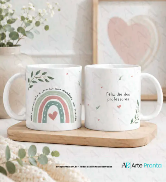 Arte para caneca - Dia dos Professores 08