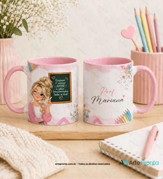 Arte para caneca - Dia dos Professores 014