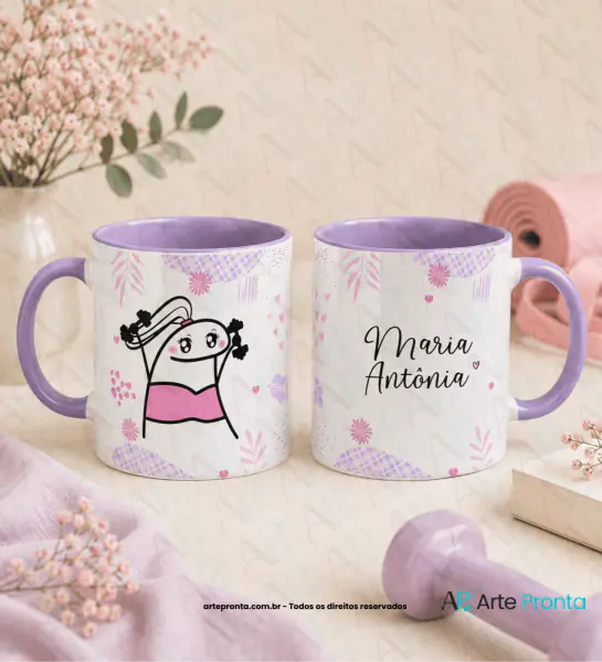 Arte para caneca - Flork academia