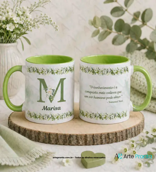 Arte para caneca - Alfabeto Frase 02