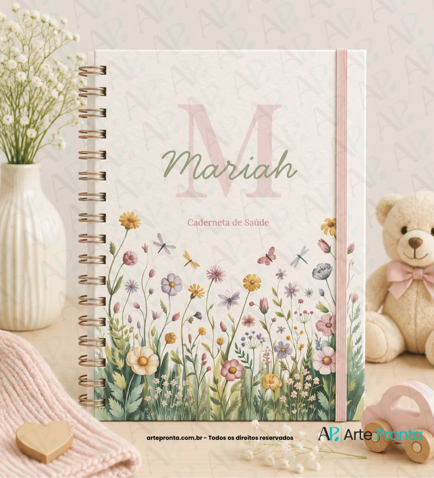 CAPA 013 - FLORAL ALFABETO