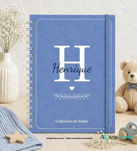 Capa de Caderneta de Saúde Neutra Minimalista 02