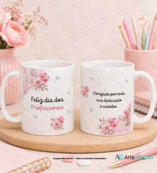Arte para caneca - Dia dos Professores 05