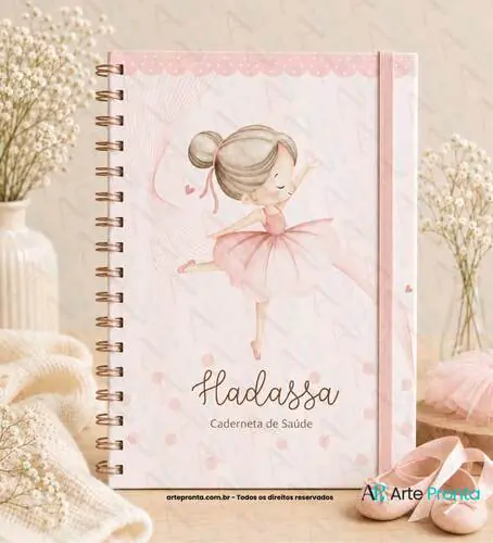 Capa de Caderneta de Saúde Bailarina