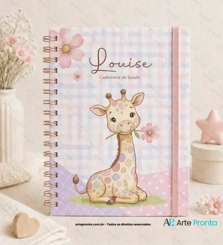 Capa de Caderneta de Saúde Girafinha 01