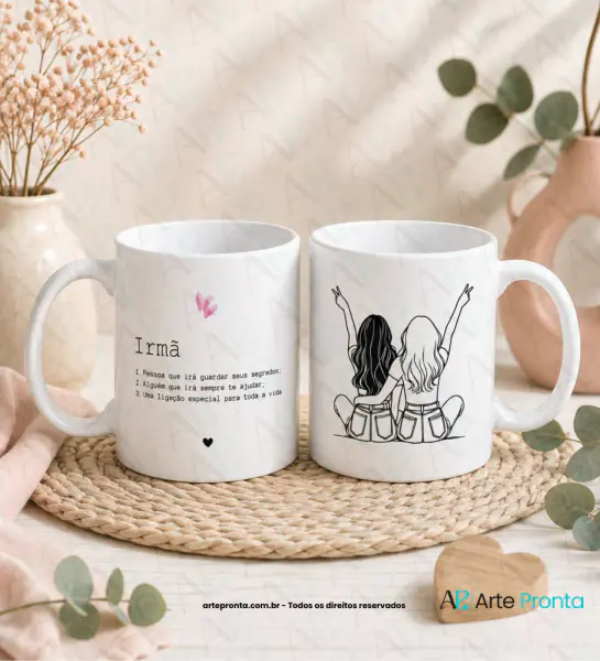 Arte para caneca - Irmã 01