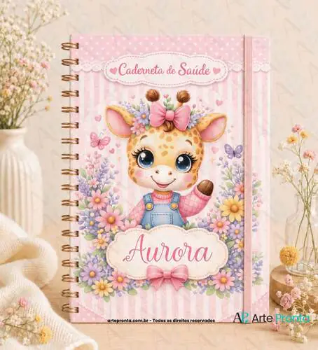 Capa de Caderneta de Saúde Girafinha 02