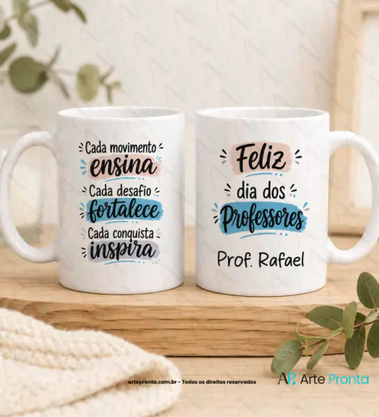Arte para caneca - Dia dos Professores Educação Física 03