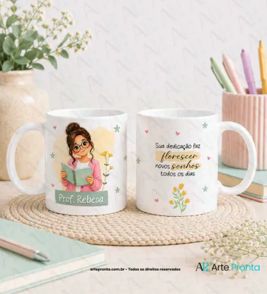 Arte para caneca - Dia dos Professores 09