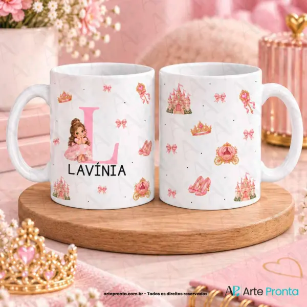Arte para caneca - Princesa