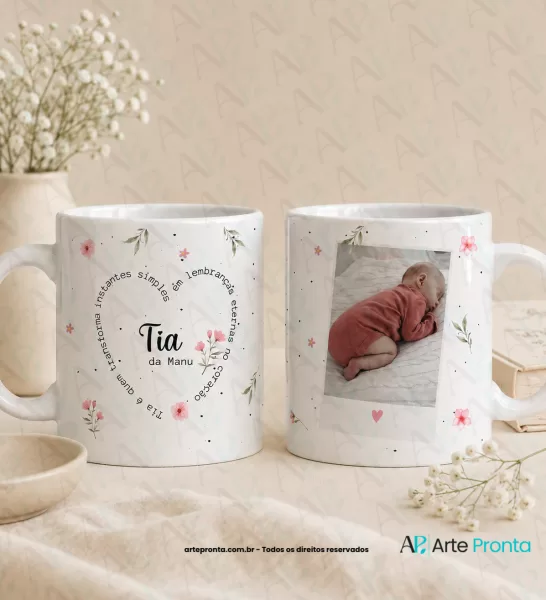 Arte para caneca - Tia 01