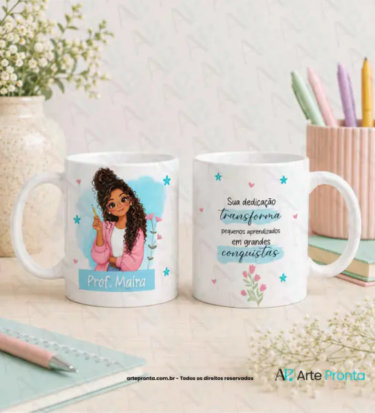 Arte para caneca - Dia dos Professores 010