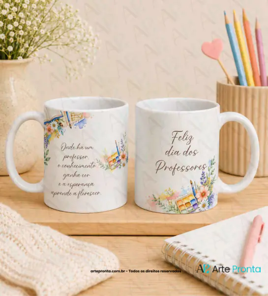 Arte para caneca - Dia dos Professores 019