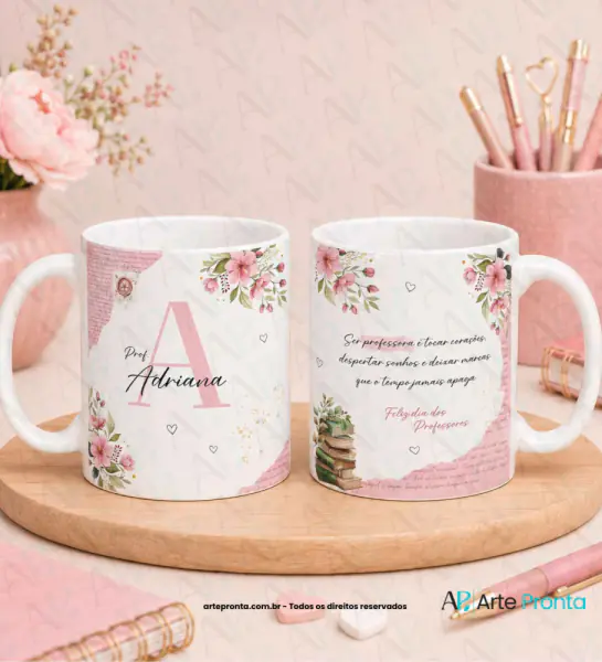 Arte para caneca - Dia dos Professores 06